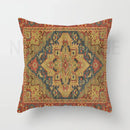 Axyaa Red Moroccan Short Plush Ethnic Style Cushion Cover for Home Decoration