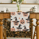 Axyaa Halloween Head Table Runner for Indoor Outdoor Home Dining Decoration