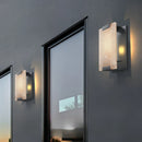 Axyaa Marble Headboard Wall Lamp - Chinese Style, American Minimalist, Retro design