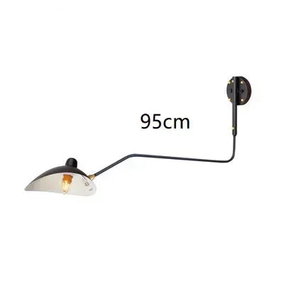 Axyaa Nordic LED Wall Light with Adjustable Long Arm for Living Room & Bedroom
