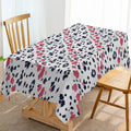 Leopard Print Color Block Table Runner by Axyaa for Indoor Outdoor Home Dining