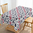 Leopard Print Color Block Table Runner by Axyaa for Indoor Outdoor Home Dining