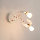 Axyaa French Feather Wings Bird Wall Lamp for Home Decor