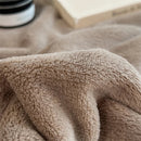 Axyaa Double Layer Milk Velvet Blanket for Bed Sofa Single Double