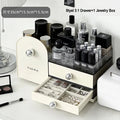Axyaa Makeup Organizer Drawers Cosmetics & Jewelry Skincare Holder Display Case