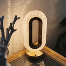 Axyaa LED Crystal Touch Table Lamp: Three-color Light Change, Romantic Bedroom Night Light