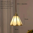 Axyaa Colourful Scandinavian Glass Pendant Lights for Kitchen Dining Room, Brass Led Pendant Lamp