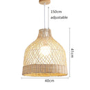 Axyaa Rattan Chandelier: Unique Lampshade Art for Home, Restaurant, Hotel