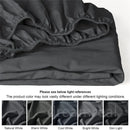 Axyaa Cotton Fitted Sheet - Solid Color, Anti-slip, Adjustable Mattress Cover