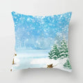Axyaa Christmas Home Pillowcases Printed Bed Decoration Cushion Covers