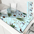 Axyaa Insect Bees Kitchen Drain Pad Non-slip Heat Resistant Counter Mat