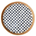 Axyaa Rattan Tray Storage Baskets - Korean Style Shell Decor Crafts for Home
