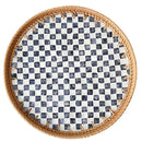 Axyaa Rattan Tray Storage Baskets - Korean Style Shell Decor Crafts for Home