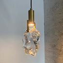 Axyaa Crystal Art Pendant Light for Modern Minimalist Decor in Bedroom, Living Room