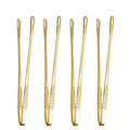 Axyaa Stainless Steel Grill Tongs BBQ Steak Clip Kitchen Utensils Party Gadgets