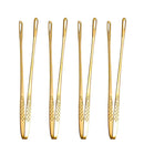 Axyaa Stainless Steel Grill Tongs BBQ Steak Clip Kitchen Utensils Party Gadgets