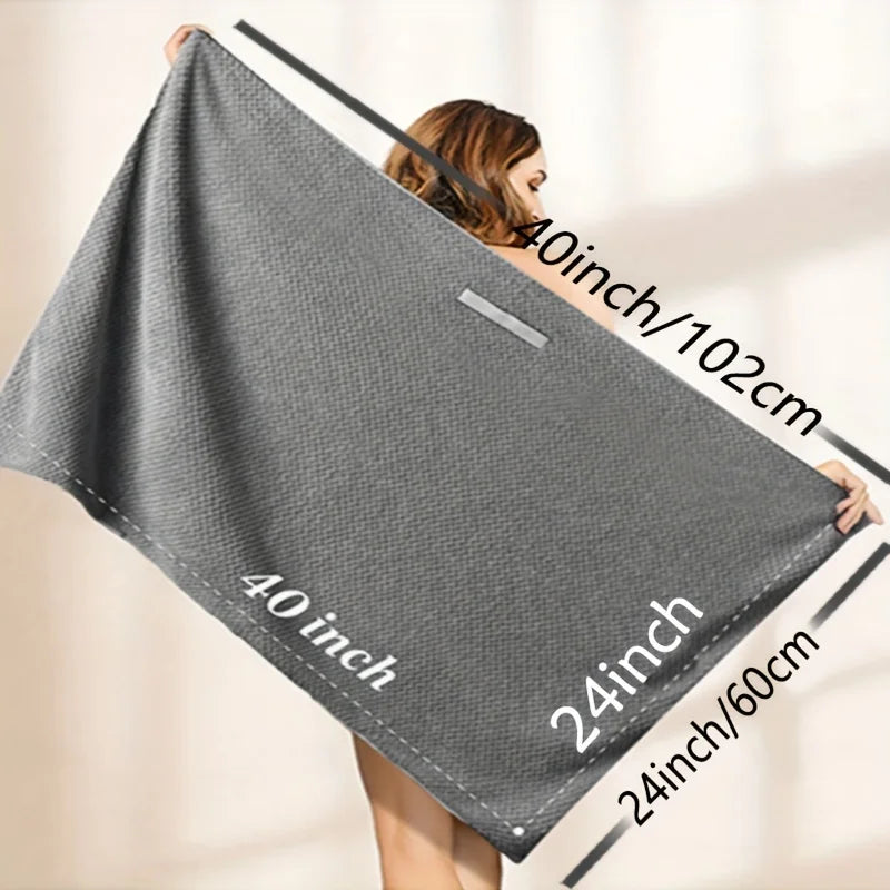 Axyaa Pink Large Hair Towel Wrap for Fast Drying Women's Hair