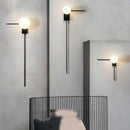 Axyaa Glass Ball Wall Lights for Home Bedroom Decoration with Artistic Reflection