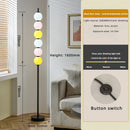 Axyaa Rainbow Candy Glass Balls LED Floor Lamp for Stylish Living Room Decor