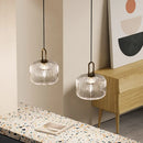 Axyaa Modern Glass Chandelier LED Pendant Lights for Home Decor