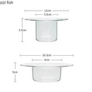 Axya Glass Dessert Soup Bowl Set for Molecular Cuisine and Specialty Tableware
