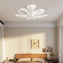 Ceiling Fan with LED Light & Remote Control - Axyaa Bedroom Foldable Ceiling Lamp