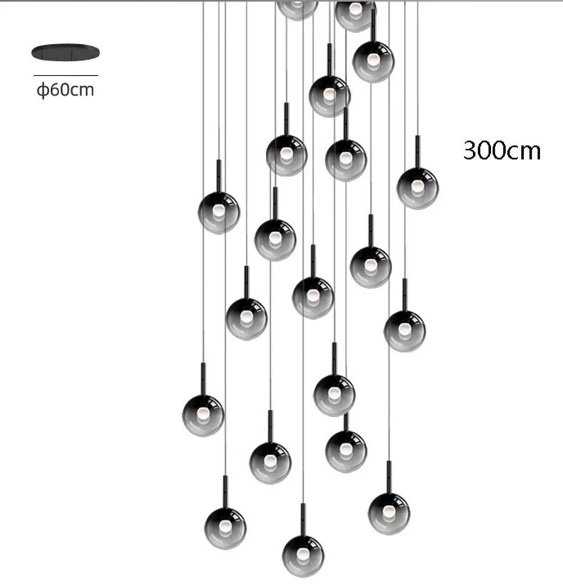 Axyaa Ring LED Pendant Light for Modern Home Decor & Indoor Lighting