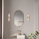 Axyaa Nordic LED Wall Sconce with Marble Lampshade - Modern Indoor Stair Lighting