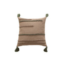 Axyaa Moroccan Jacquard Cotton Tufted Pillowcase Set, Geometric Design, Headboard Cushion Cover