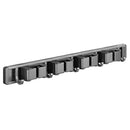 Axyaa Mop Broom Holder Hooks Bathroom Storage Rack Space-saving Hanger Slots Organizers