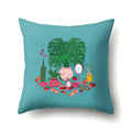 Axyaa Cartoon Abstract Scene Cushion Cover 45x45cm