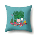 Axyaa Cartoon Abstract Scene Cushion Cover 45x45cm