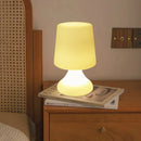 Axyaa Dazzling Mushroom Table Lamp, Rechargeable Dimmable LED Night Light for Modern Home Decor