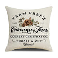 Axyaa Christmas Pine Branch Wreath Pillowcases 45x45 cm