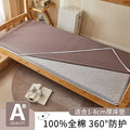 Axyaa Cotton Student Mattress Cover, All-Inclusive Zipper, Single Piece
