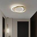 Axyaa Crystal Ceiling Lamp: Nordic Minimalist LED Lighting for Living Room, Bedroom & Hallway