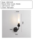 Axyaa Minimalist LED Wall Lamp for Modern Living Room and Bedroom Decor