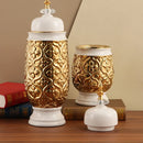 Axyaa Ceramic Vases: European Style Decor for Living Room, Foyer, Military Altar, Office