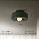 Axyaa Nordic Simon LED Ceiling Light Red Resin Lamp