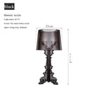 Axyaa Nordic Luxury Black LED Resin Desk Lamp, Modern Home Decor Lighting