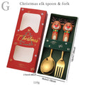 Axyaa 2-Piece Gold Cutlery Set in Gift Box