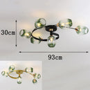 Axyaa Nordic Pendant Lamp for Dining Room, Indoor Ceiling Light Chandelier