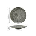 Axyaa High Foot Ceramic Plate for Restaurant Steak Sushi Molecular Cuisine Tableware