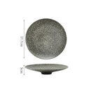 Axyaa High Foot Ceramic Plate for Restaurant Steak Sushi Molecular Cuisine Tableware