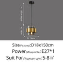 Axyaa Nordic Minimalist Golden Pendant Lights for Luxury Aesthetic in Aisle, Restaurant & Bedroom