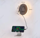 Axyaa Adjustable USB Wall Lamp for Bedroom Study, Minimalist LED Reading Light