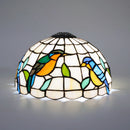 Axyaa 10 Inch Handmade Stained Glass Lampshade Replace for Table Pendant lamp