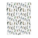 Luxury Axyaa WW2 Airplanes Throw Blanket - Warm, Fluffy Decor for Aviation Enthusiasts