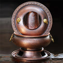 Axya Retro Copper Charcoal Hot Pot - Premium Thickened Commercial Fired Boiler