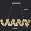 Axyaa Crystal Chandelier Pendant Light for Living Room Dining Ceiling Home Decor